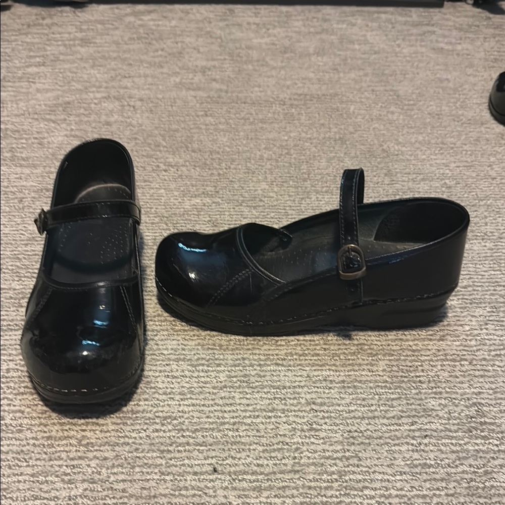 Sanita Black Dress Shoes Mary Jane Style